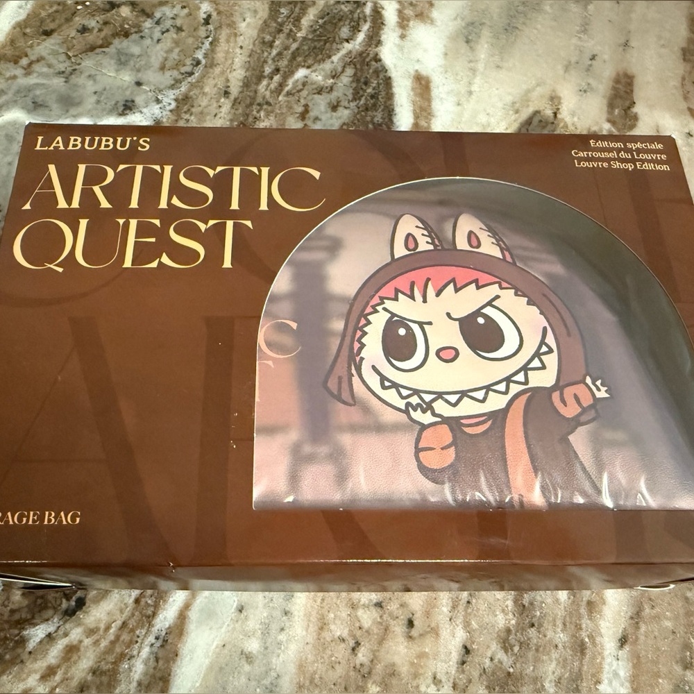 Labubu's Artistic Quest Louvre Special Edition Cosmetic Storage Bag - Picture 2 of 6